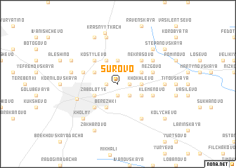 map of Surovo