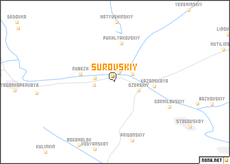 map of Surovskiy