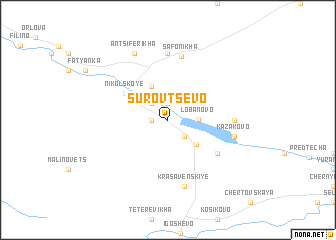 map of Surovtsevo