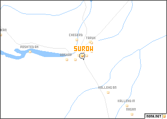 map of Sūrow