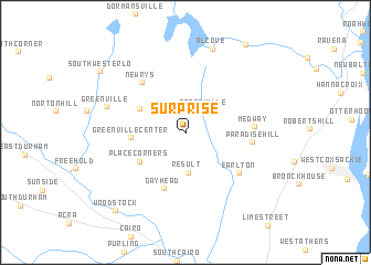 map of Surprise