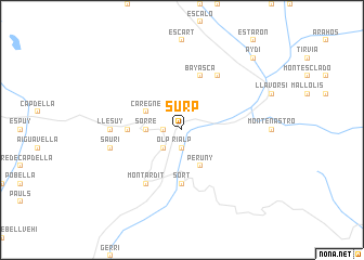 map of Surp