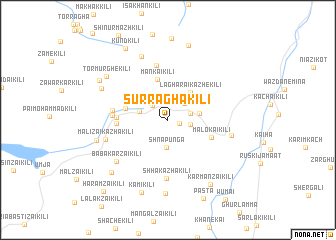 map of Sūr Rāgha Kili