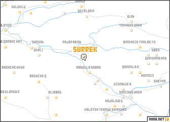 map of Sūrrek