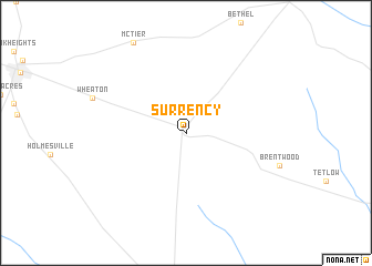 map of Surrency