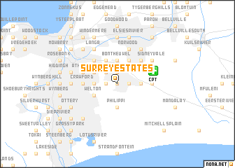 map of Surrey Estates