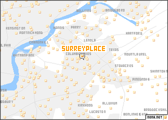 map of Surrey Place