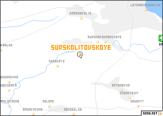 map of Sursko-Litovskoye