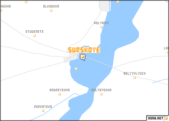 map of Surskoye