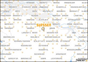 map of Sürßen