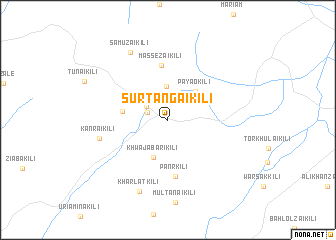 map of Sūr Tangai Kili