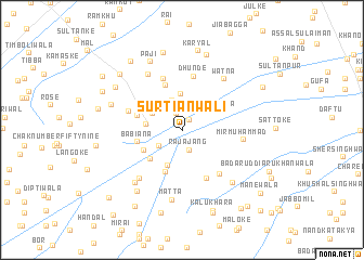 map of Sūrtiānwāli