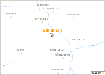 map of Suruacri