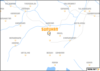 map of Suruhan