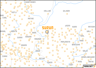 map of Surun