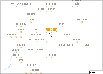 map of Suruq