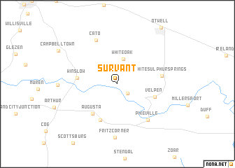 map of Survant