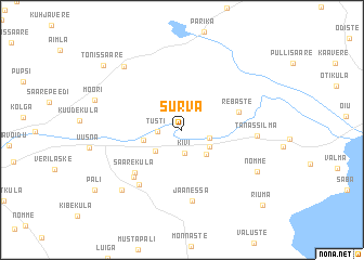 map of Surva