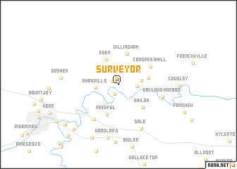 map of Surveyor