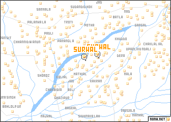 map of Surwāl