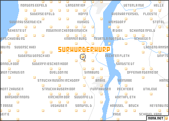 map of Sürwürderwurp