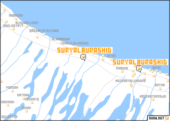 map of Sūr Yāl Bū Rashīd