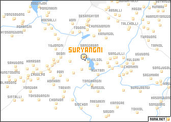 map of Suryang-ni