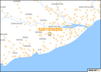 map of Suryŏn-dong