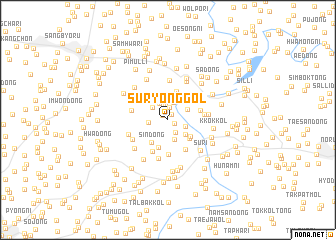 map of Suryŏng-gol