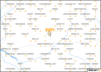 map of Sury