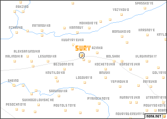 map of Sury