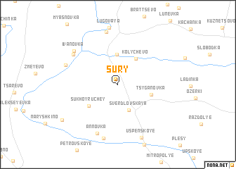 map of Sury