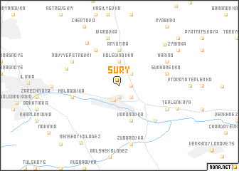 map of Sury