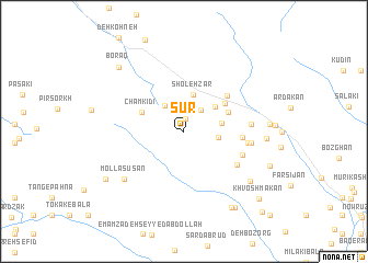 map of Sūr