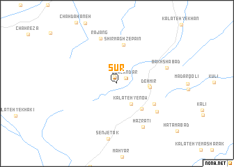 map of Sūr