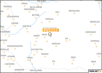 map of Sūsahāb