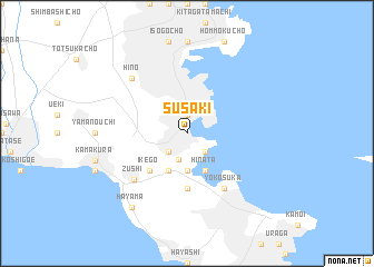 map of Susaki