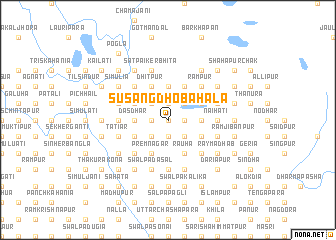 map of Susang Dhobāhāla