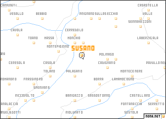 map of Susano