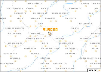 map of Susano