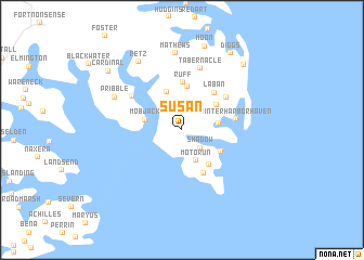 map of Susan