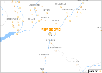 map of Susapaya