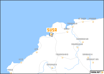 map of Susa