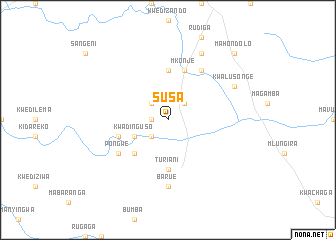 map of Susa