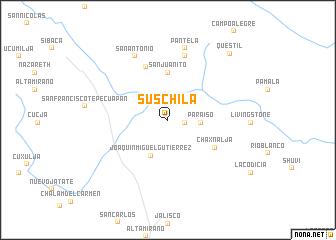 map of Suschilá