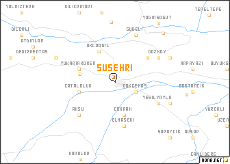 map of Suşehri