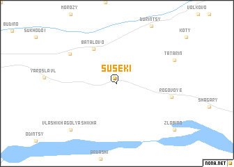 map of Suseki
