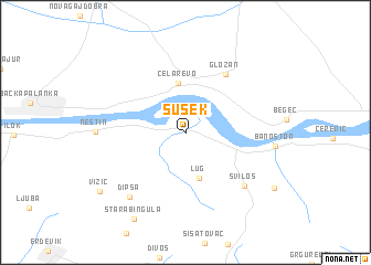 map of Susek