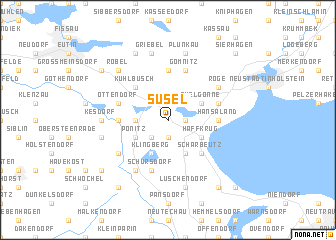 map of Süsel