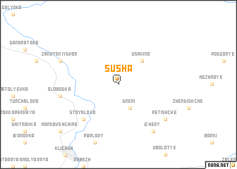 map of Susha